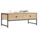 Table basse chêne sonoma 101x49x39,5 cm bois d'ingénierie - Photo n°1