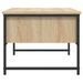 Table basse chêne sonoma 101x49x39,5 cm bois d'ingénierie - Photo n°7