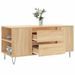 Table basse chêne sonoma 102x44,5x50 cm bois d'ingénierie - Photo n°4