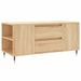 Table basse chêne sonoma 102x44,5x50 cm bois d'ingénierie - Photo n°1