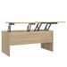 Table basse Chêne sonoma 102x50,5x46,5 cm Bois d'ingénierie - Photo n°1