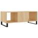 Table basse chêne sonoma 102x50x40 cm bois d'ingénierie - Photo n°8