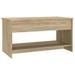 Table basse Chêne sonoma 102x50x52,5 cm Bois d'ingénierie - Photo n°5