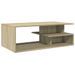 Table basse chêne sonoma 102x55x35 cm bois d'ingénierie - Photo n°2