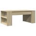 Table basse chêne sonoma 102x55x42 cm bois d'ingénierie - Photo n°6