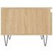 Table basse chêne sonoma 50x46x35 cm bois d'ingénierie - Photo n°7