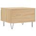 Table basse chêne sonoma 50x46x35 cm bois d'ingénierie - Photo n°8