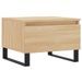 Table basse chêne sonoma 50x46x35 cm bois d'ingénierie - Photo n°1