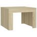 Table basse Chêne sonoma 50x50x35 cm - Photo n°1