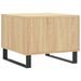 Table basse Chêne sonoma 50x50x40 cm Bois d'ingénierie - Photo n°8