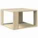 Table basse chêne sonoma 51,5x51,5x30 cm bois d'ingénierie - Photo n°2