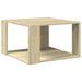 Table basse chêne sonoma 51,5x51,5x30 cm bois d'ingénierie - Photo n°6