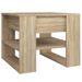 Table basse chêne sonoma 55,5x55x45 cm bois d'ingénierie - Photo n°2