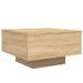 Table basse chêne sonoma 55x55x31 cm bois d'ingénierie - Photo n°7
