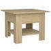 Table basse chêne sonoma 55x55x42 cm bois d'ingénierie - Photo n°2