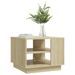 Table basse chêne sonoma 55x55x43 cm bois d'ingénierie - Photo n°4