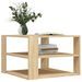 Table basse chêne sonoma 59,5x59,5x40 cm bois d'ingénierie - Photo n°3