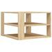 Table basse chêne sonoma 59,5x59,5x40 cm bois d'ingénierie - Photo n°5