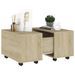 Table basse Chêne sonoma 60x60x38 cm - Photo n°1