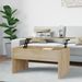 Table basse Chêne sonoma 80x50,5x41,5 cm Bois d'ingénierie - Photo n°2