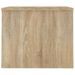 Table basse Chêne sonoma 80x50,5x41,5 cm Bois d'ingénierie - Photo n°5