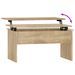 Table basse Chêne sonoma 80x50,5x41,5 cm Bois d'ingénierie - Photo n°6