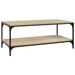 Table basse Chêne sonoma 80x50x40 cm Bois d'ingénierie - Photo n°1