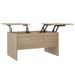 Table basse Chêne sonoma 80x50x42,5 cm Bois d'ingénierie - Photo n°1