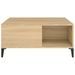 Table basse chêne sonoma 80x80x36,5 cm bois d'ingénierie - Photo n°6