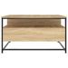 Table basse chêne sonoma 80x80x45 cm bois d'ingénierie - Photo n°7