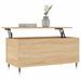 Table basse Chêne sonoma 90x44,5x45 cm Bois d'ingénierie - Photo n°3