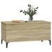 Table basse Chêne sonoma 90x44,5x45 cm Bois d'ingénierie - Photo n°4