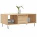 Table basse Chêne sonoma 90x50x36,5 cm Bois d'ingénierie - Photo n°3