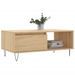 Table basse Chêne sonoma 90x50x36,5 cm Bois d'ingénierie - Photo n°3