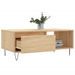 Table basse Chêne sonoma 90x50x36,5 cm Bois d'ingénierie - Photo n°4