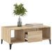 Table basse Chêne sonoma 90x50x36,5 cm Bois d'ingénierie - Photo n°4