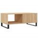 Table basse Chêne sonoma 90x50x36,5 cm Bois d'ingénierie - Photo n°8