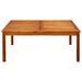 Table basse de jardin 110x110x45 cm Bois solide d'acacia - Photo n°2