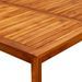 Table basse de jardin 110x110x45 cm Bois solide d'acacia - Photo n°5