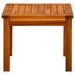 Table basse de jardin 45x45x36 cm Bois solide d'acacia - Photo n°2