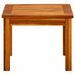 Table basse de jardin 45x45x36 cm Bois solide d'acacia - Photo n°3