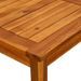 Table basse de jardin 45x45x36 cm Bois solide d'acacia - Photo n°6