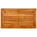 Table basse de jardin 70x40x36 cm Bois solide d'acacia - Photo n°4