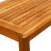 Table basse de jardin 70x40x36 cm Bois solide d'acacia - Photo n°5