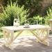 Table basse de jardin 90x50x40 cm bois de sapin massif - Photo n°2