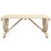 Table basse de jardin 90x50x40 cm bois de sapin massif - Photo n°4