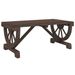Table basse de jardin 90x50x40 cm bois de sapin massif - Photo n°1
