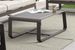 Table basse de jardin aluminium marron café Masy L 105 cm - Photo n°2