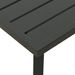 Table basse de jardin anthracite 110x55x35 cm acier - Photo n°6