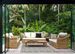 Table basse de jardin rectangle en bois teck Balou L 120 cm - Photo n°8